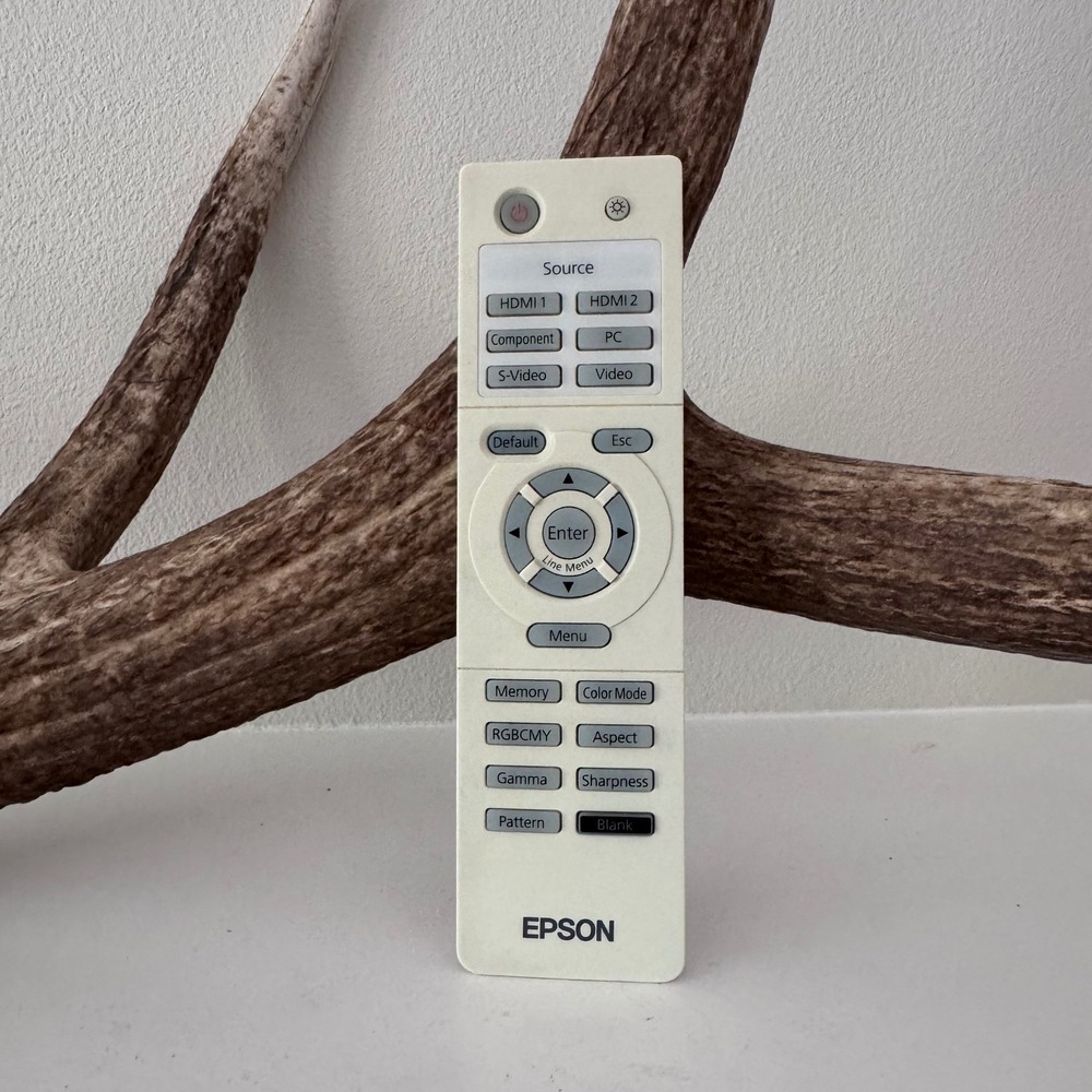 Epson Projector Remote Control 150015000 White OEM Genuine Replacement
